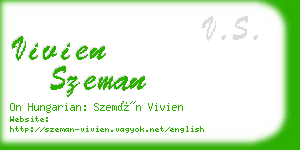 vivien szeman business card